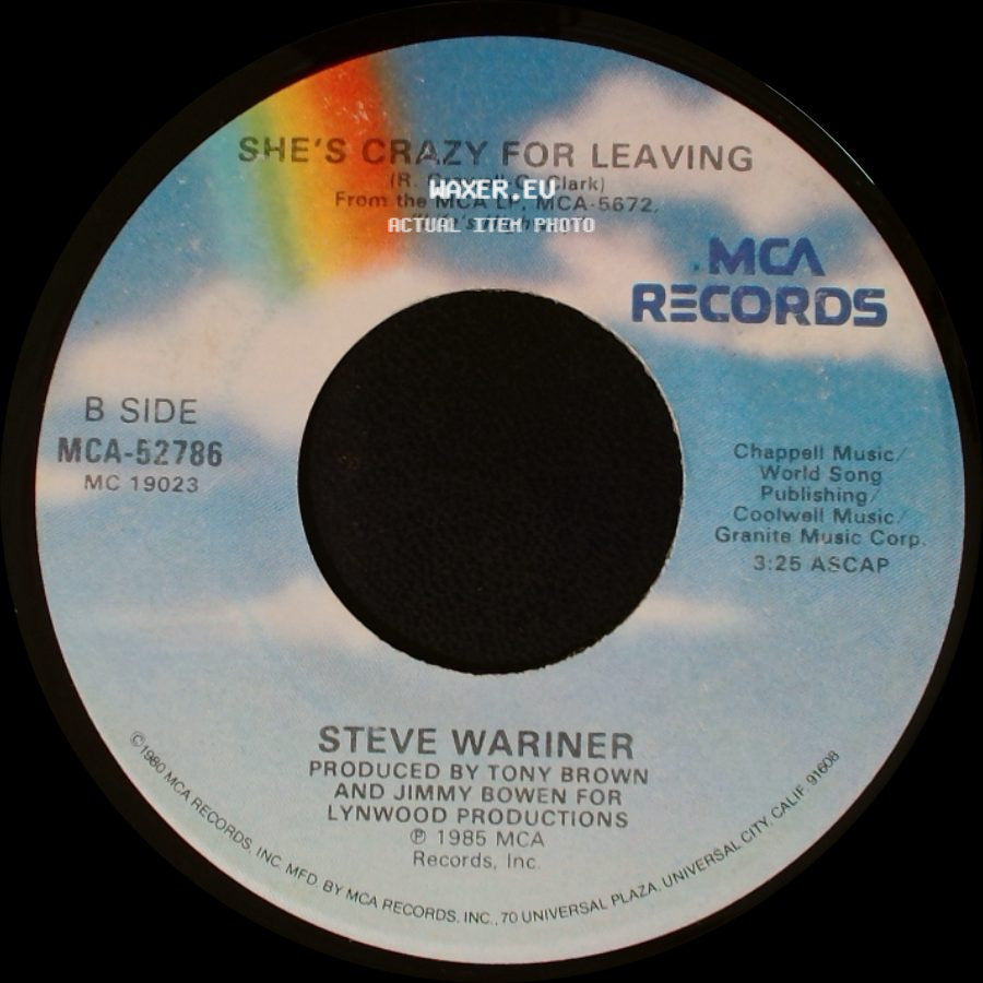 Steve Wariner - Life's Highway / She's Crazy For Leaving side B