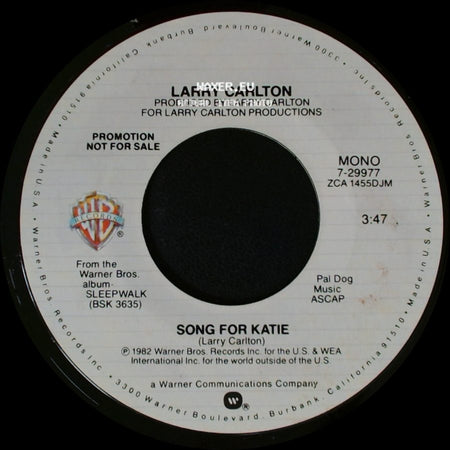 Larry Carlton - Song For Katie / Song For Katie side B