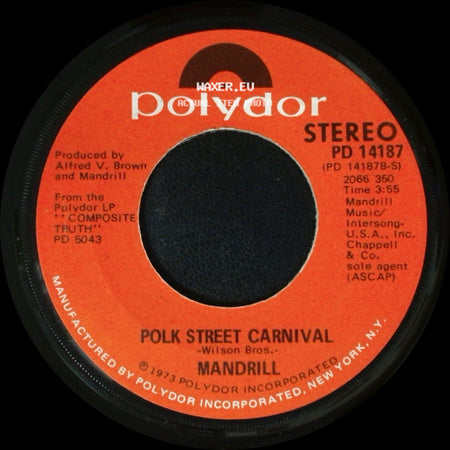 Mandrill - Polk Street Carnival / Hang Loose side A