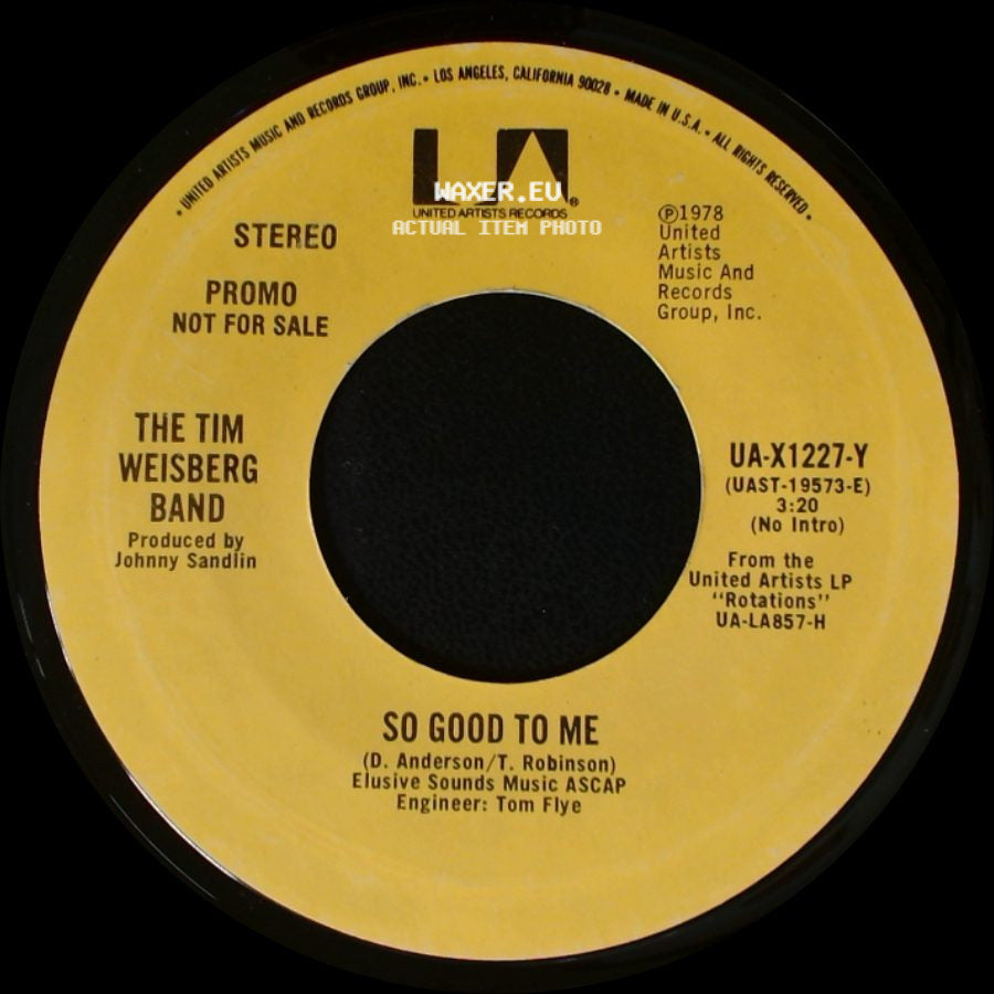 The Tim Weisberg Band - So Good To Me / So Good To Me side A