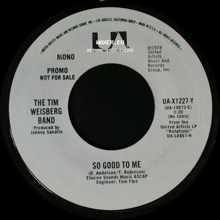 The Tim Weisberg Band - So Good To Me / So Good To Me side B