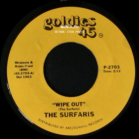 The Surfaris - Surfer Joe / Wipe Out side B