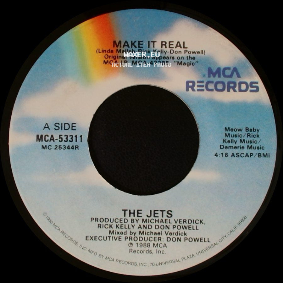 The Jets - Make It Real / Alla Tu / Make It Real (Bilingual Version) side A