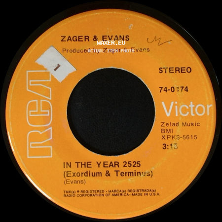 Zager & Evans - Little Kids / In The Year 2525 (Exordium & Terminus) side B