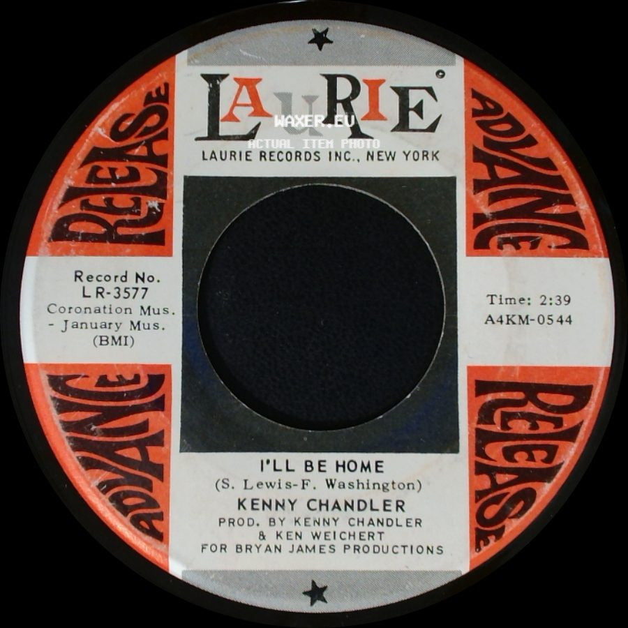 Kenny Chandler - I'll Be Home / Leave Me If You Want To side A