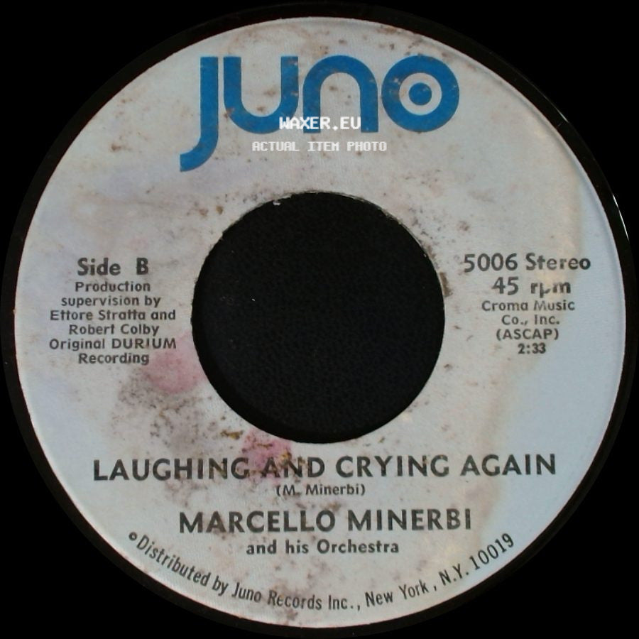 Marcello Minerbi And His Orchestra - Theme From "Z" (To Yelasto Pedi) / Laughing And Crying Again side B