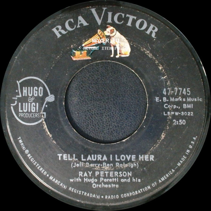 Ray Peterson - Tell Laura I Love Her / Wedding Day side A