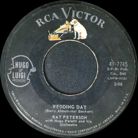 Ray Peterson - Tell Laura I Love Her / Wedding Day side B