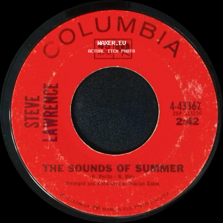 Steve Lawrence - The Sounds Of Summer / Millions Of Roses side A