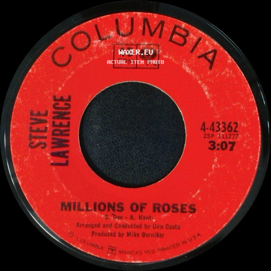 Steve Lawrence - The Sounds Of Summer / Millions Of Roses side B