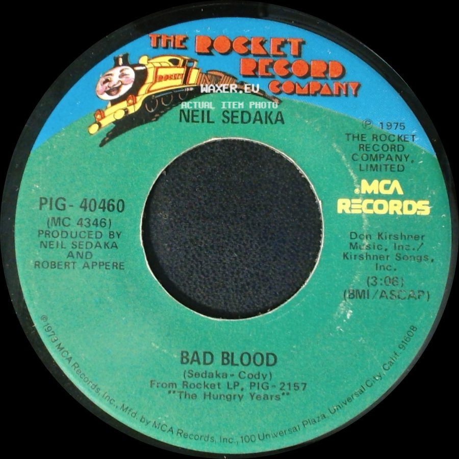 Neil Sedaka - Bad Blood / Your Favorite Entertainer side A
