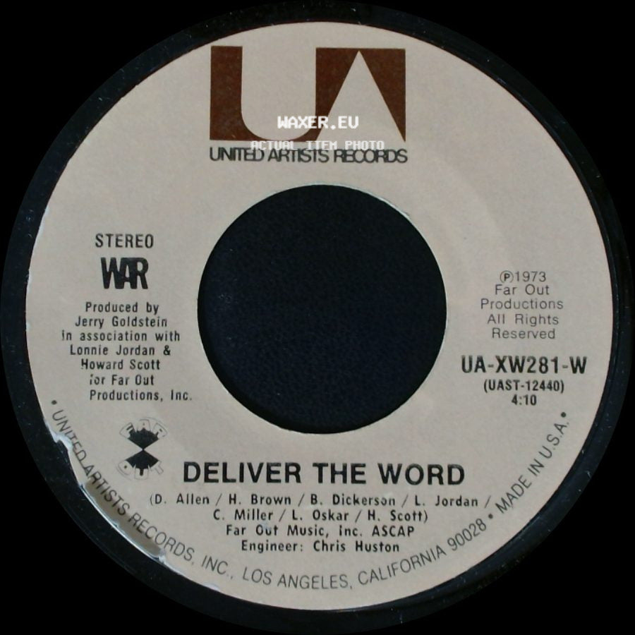 War - Deliver The Word / Gypsy Man side A