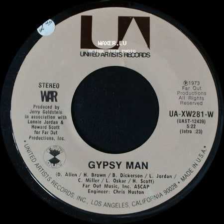 War - Deliver The Word / Gypsy Man side B
