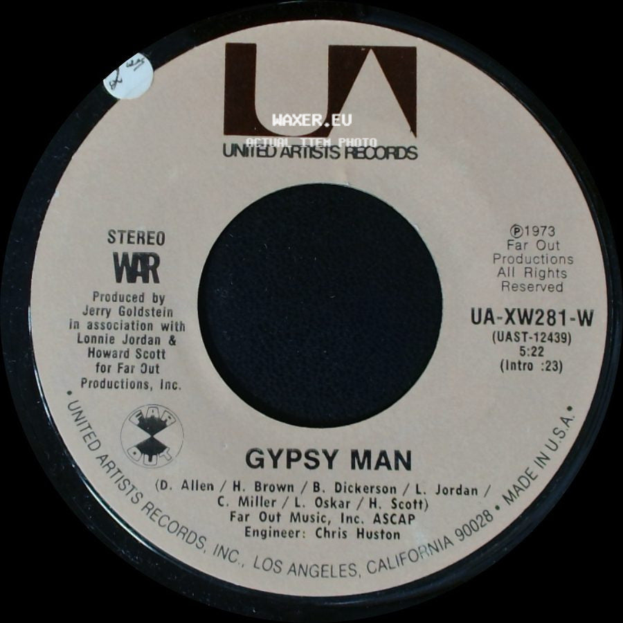 War - Deliver The Word / Gypsy Man side B