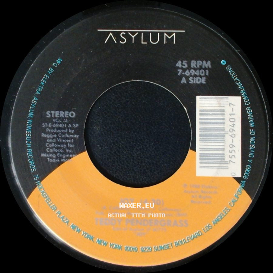 Teddy Pendergrass - Joy / Let Me Be Closer side A