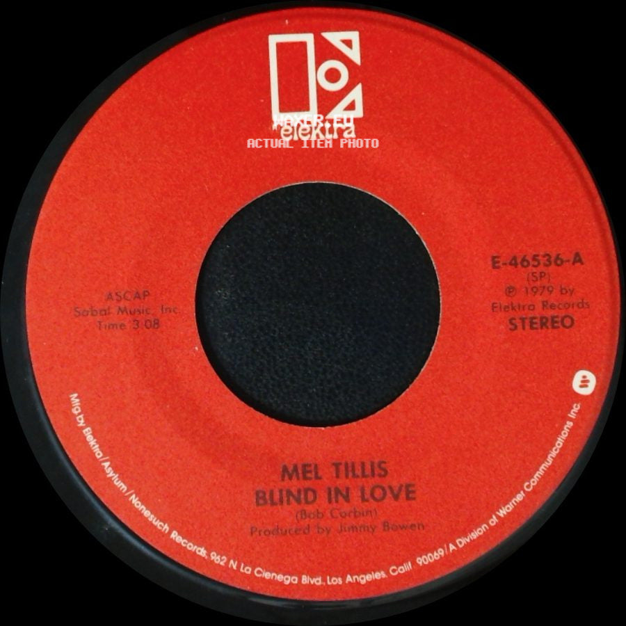 Mel Tillis - Black Jack, Water Back / Blind In Love side B
