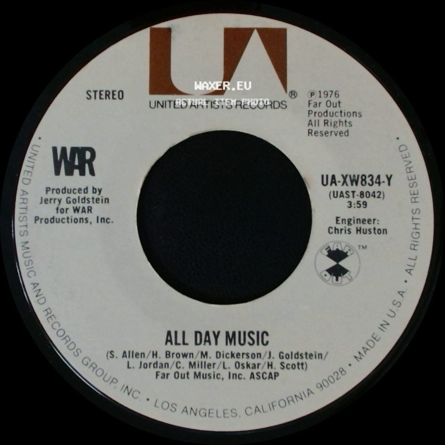 War - All Day Music / Summer side A