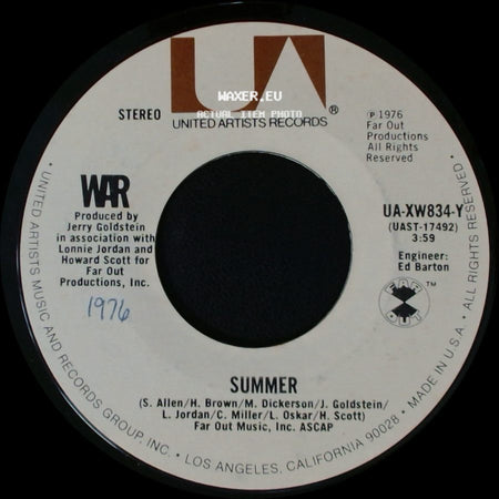 War - All Day Music / Summer side B