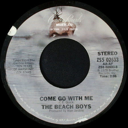 The Beach Boys - Come Go With Me / Don't Go Near The Water side A