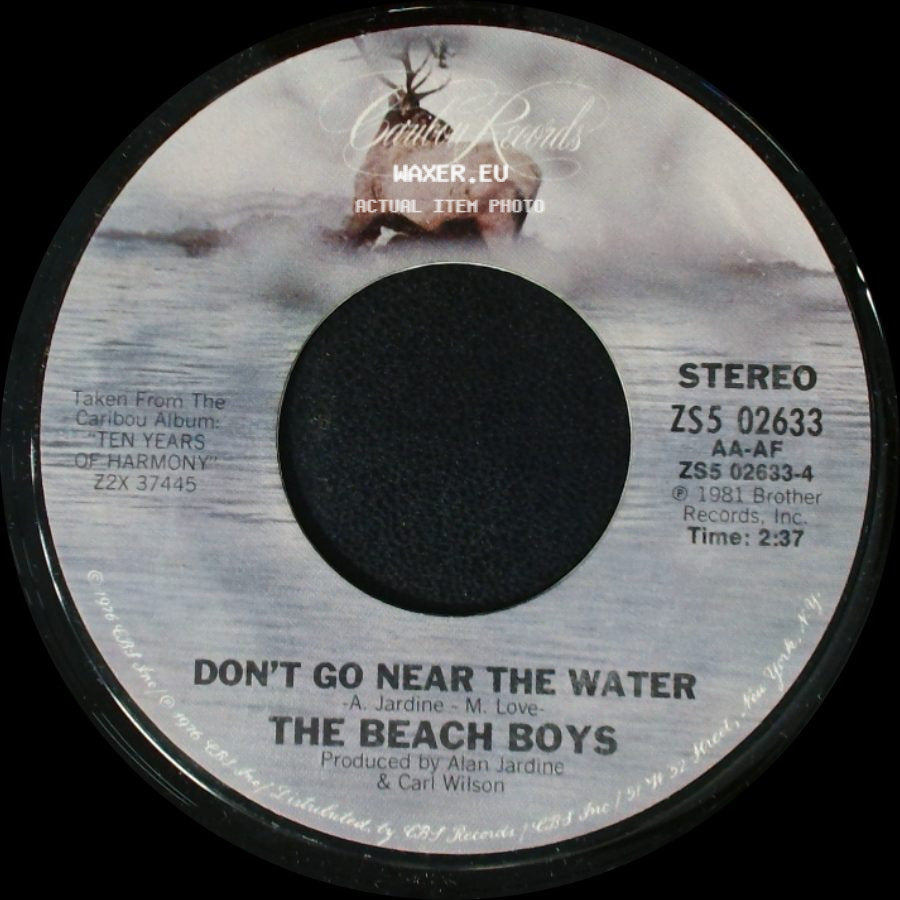 The Beach Boys - Come Go With Me / Don't Go Near The Water side B