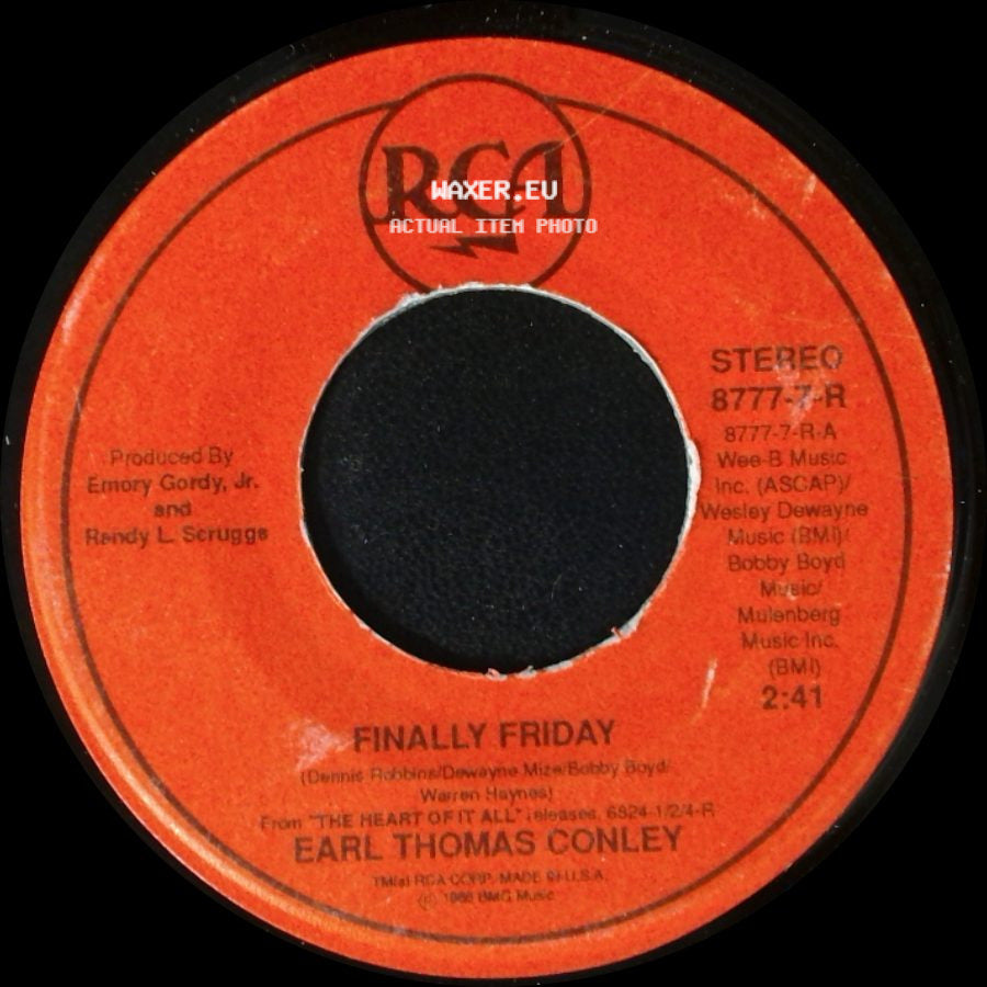 Earl Thomas Conley / Keith Whitely - Finally Friday / Quittin' Time side A