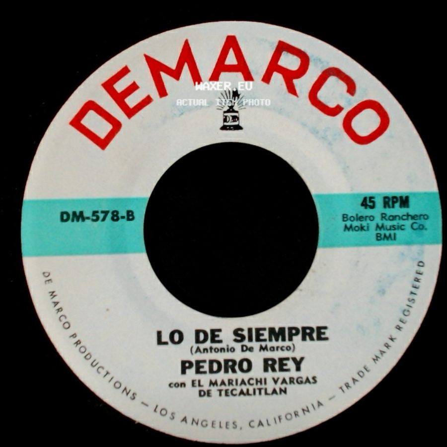 Pedro Rey - La Botella Envenenada / Lo De Siempre side B