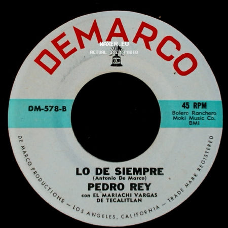 Pedro Rey - La Botella Envenenada / Lo De Siempre side B
