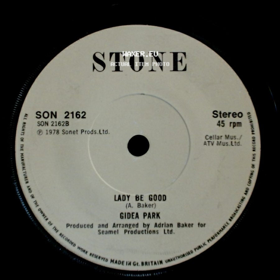Gidea Park / Beach Boy Gold - Lady Be Good / Gidea Park side A