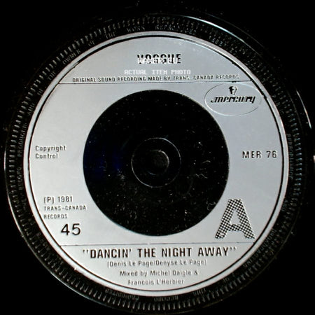 Voggue - Dancin' The Night Away / Roller Boogie side A