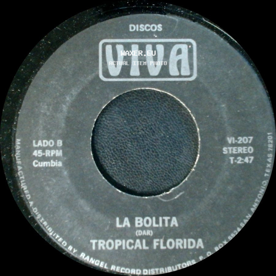 Tropical Florida - Pena Negra / La Bolita side B
