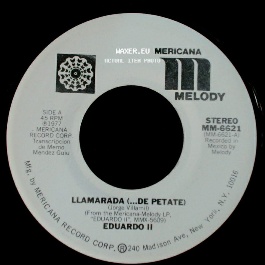 Eduardo Ii - Llamarada (...De Petate) / El Sol side A