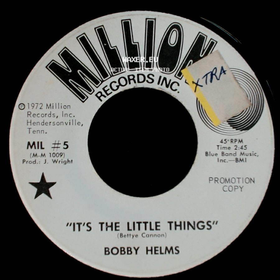 Bobby Helms - It's The Little Things / Loves Sweet Mystery side A