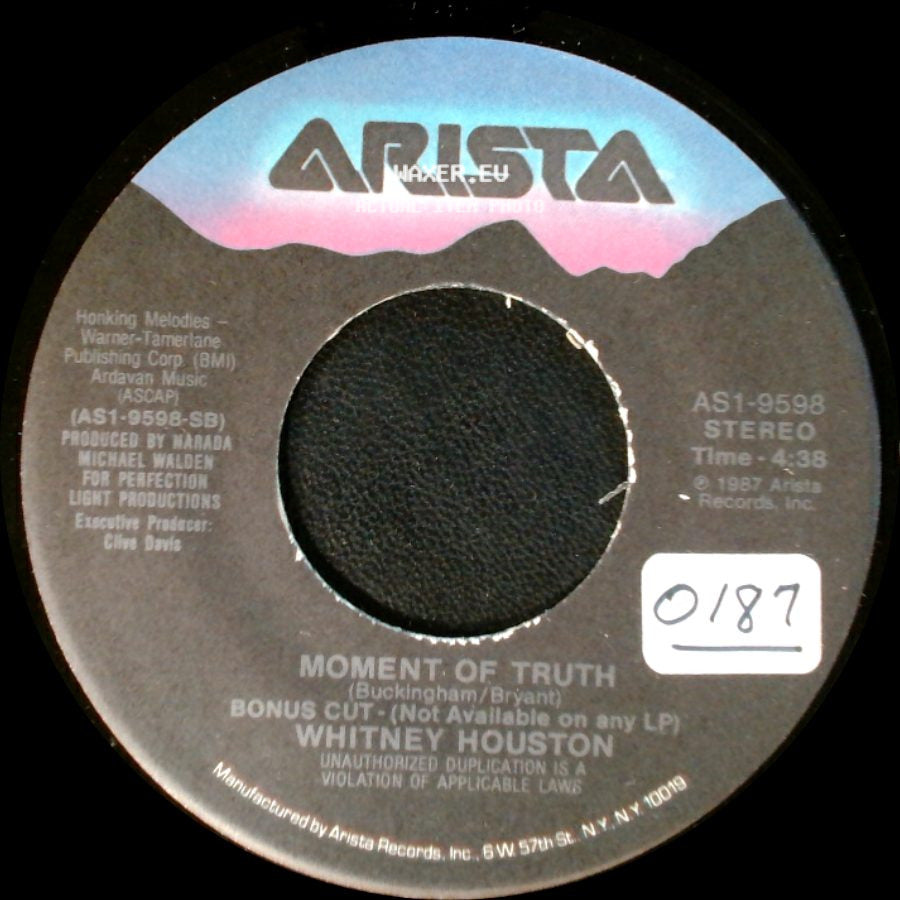 Whitney Houston - Moment Of Truth / I Wanna Dance With Somebody (Who Loves Me) side A