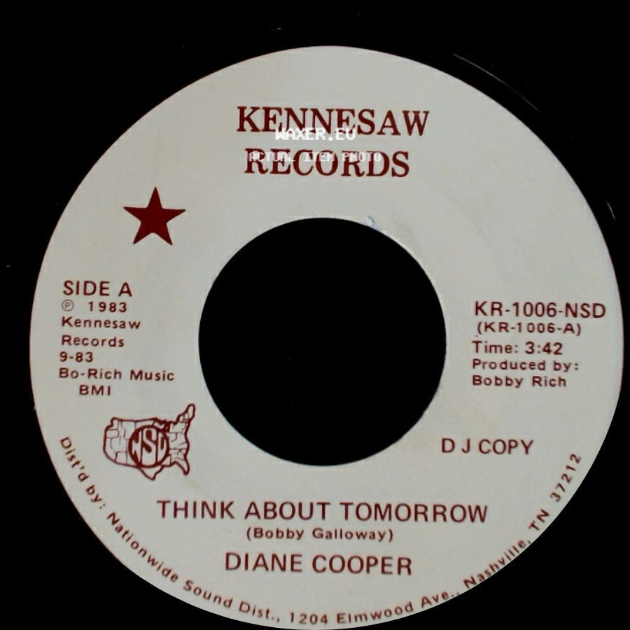 Diane Cooper - Think About Tomorrow / Don't Stand There Holding Open The Door side A