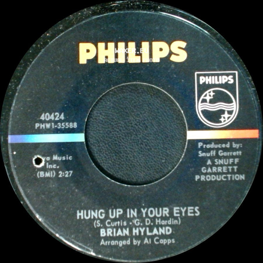 Brian Hyland - Hung Up In Your Eyes / Why Mine side A