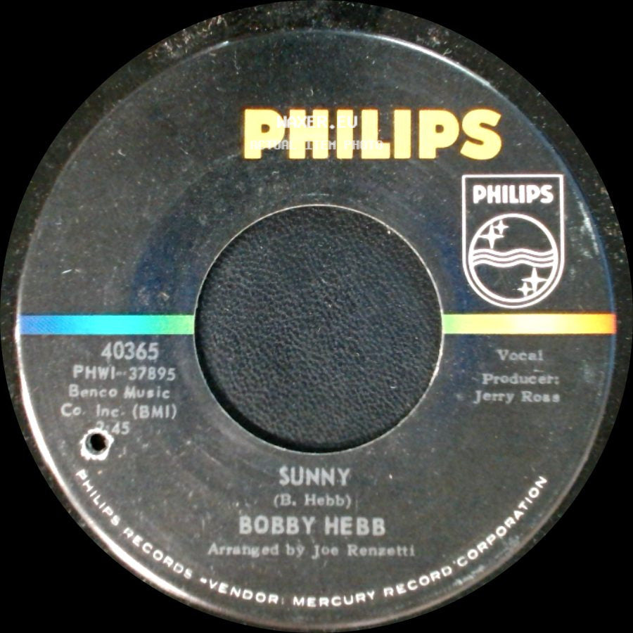 Bobby Hebb - Sunny / Bread side A