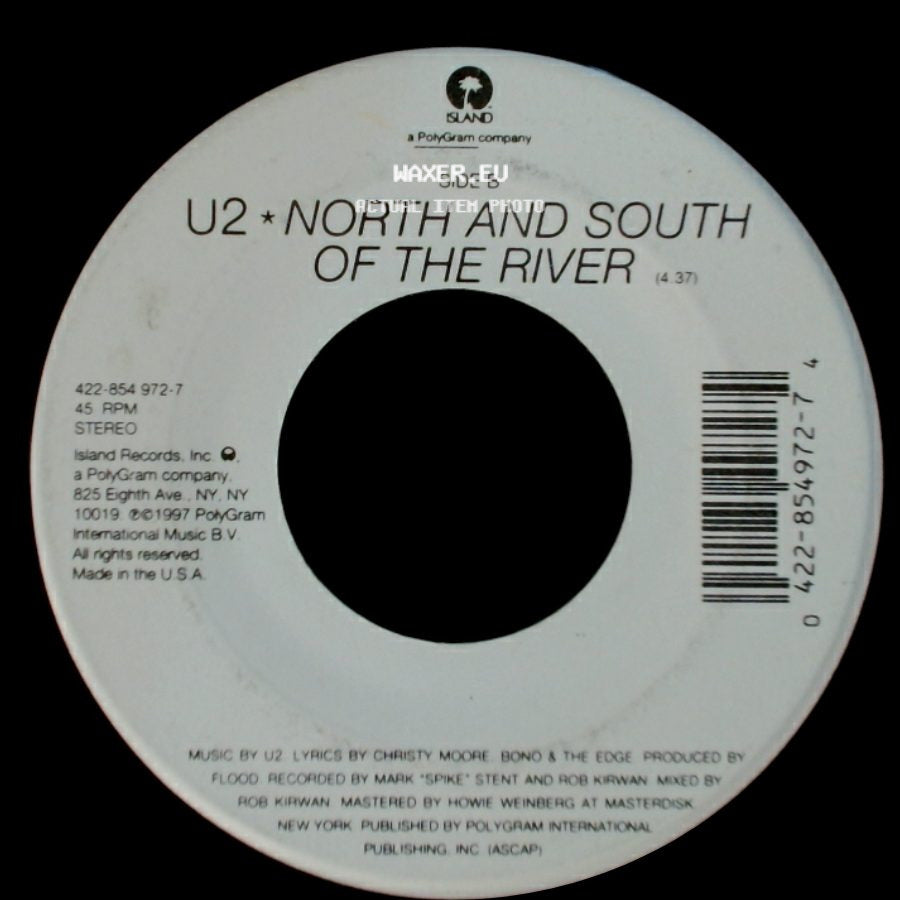 U2 - Staring At The Sun / North And South Of The River side B