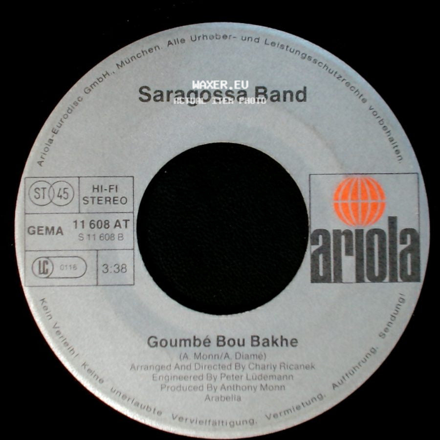 Saragossa Band - Disco Boogie Boogie / Goumbé Bou Bakhe side B