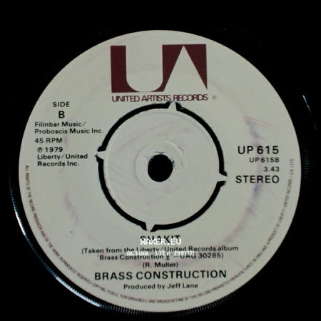 Brass Construction - Music Makes You Feel Like Dancing / Shakit side B