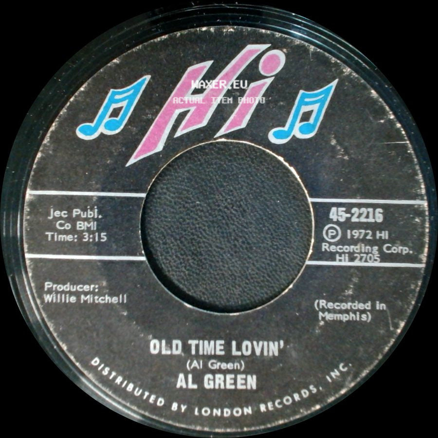 Al Green - I'm Still In Love With You / Old Time Lovin' side B