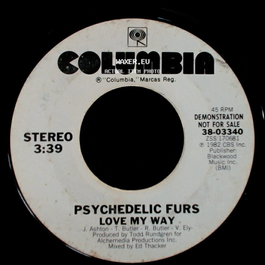 Psychedelic Furs - Love My Way / Love My Way side B