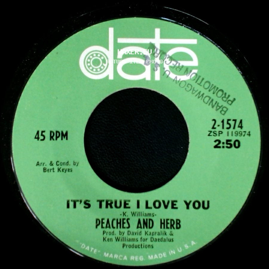 Peaches And Herb - It's True I Love You / Love Is Strange side A