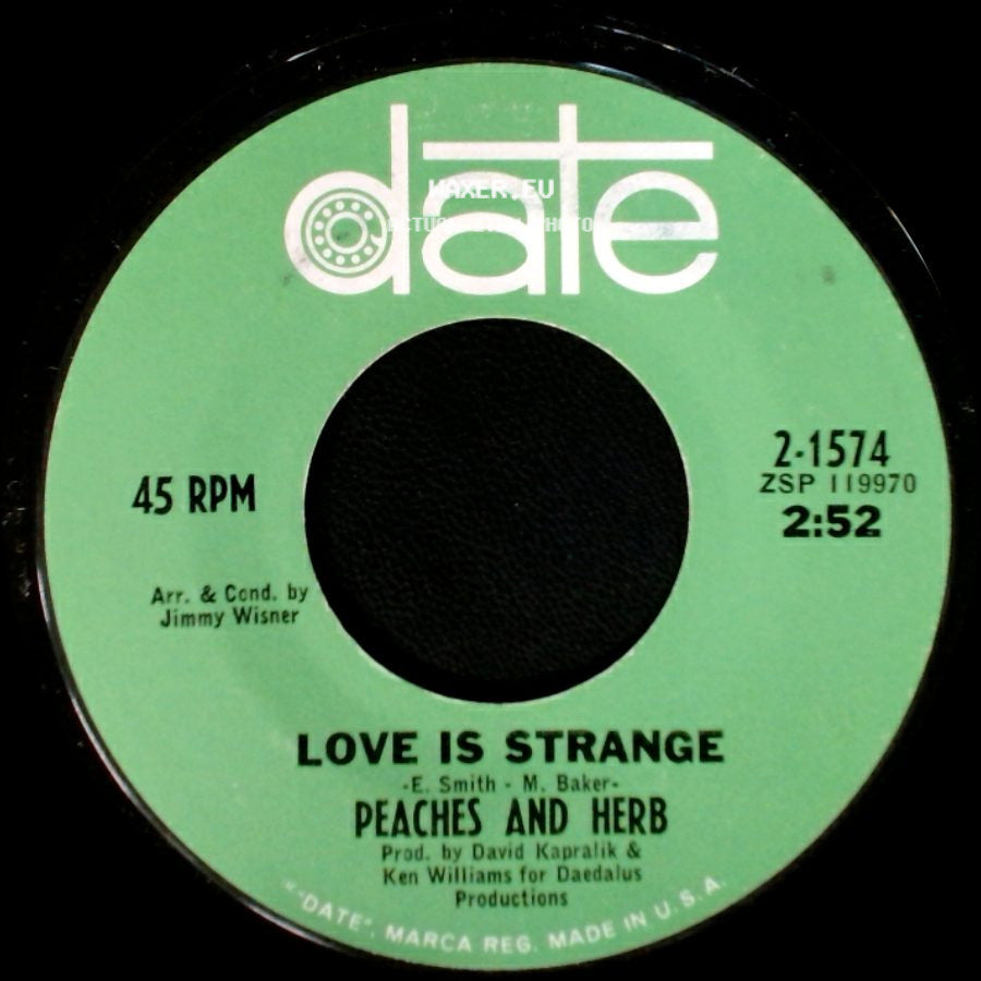 Peaches And Herb - It's True I Love You / Love Is Strange side B
