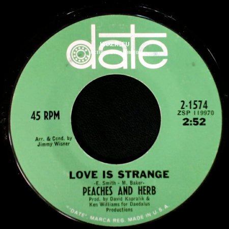 Peaches And Herb - It's True I Love You / Love Is Strange side B