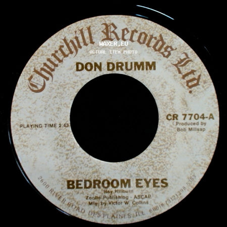 Don Drumm - Bedroom Eyes / Stoney side A