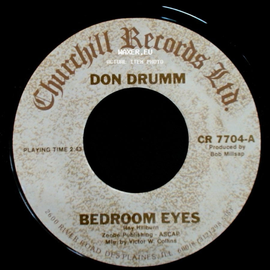 Don Drumm - Bedroom Eyes / Stoney side A