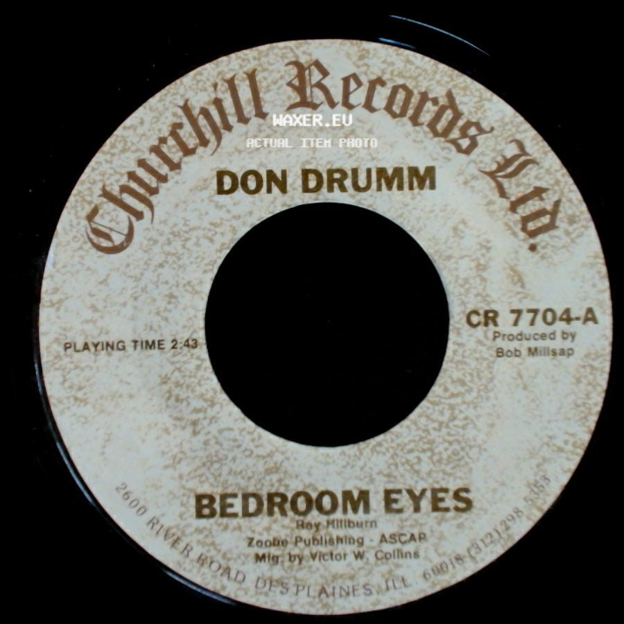 Don Drumm - Bedroom Eyes / Stoney side A
