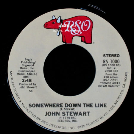 John Stewart - Midnight Wind / Somewhere Down The Line side B