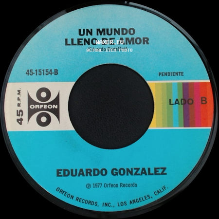 Eduardo Gonzalez - Quincho Barrilete / Un Mundo Lleno De Amor side B