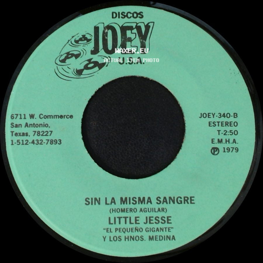 Little Jesse "El Pequeño Gigante" Y Los Hnos. Medina - Mama Solita / Sin La Misma Sangre side B